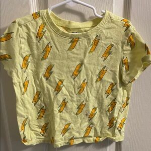 Old Navy Yellow Lightning Bolt Tee